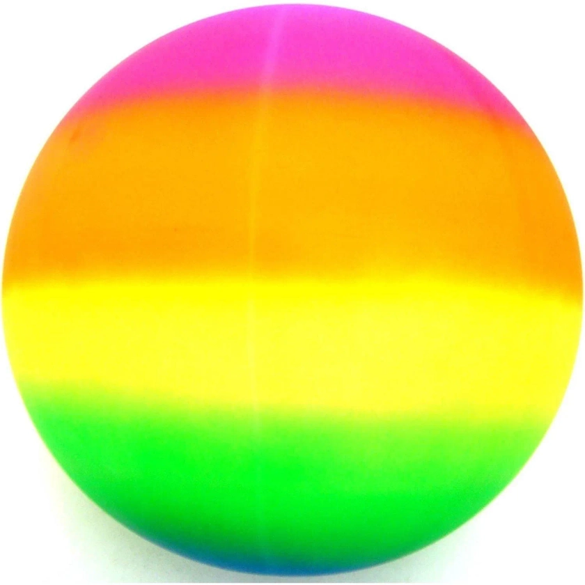 Outdoor Toys | Giant 18 Inch Neon Rainbow Megaball | Kandy Toys