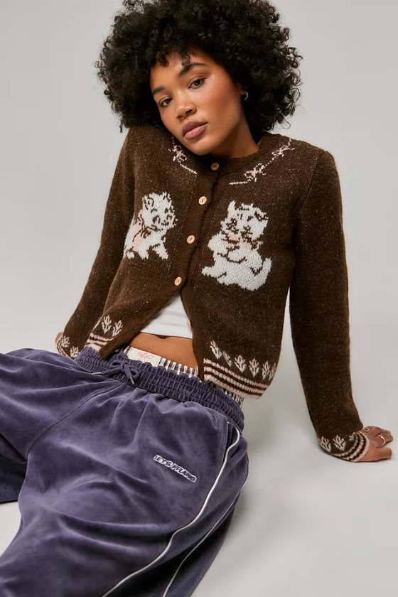 UO Cat Knit Cardigan