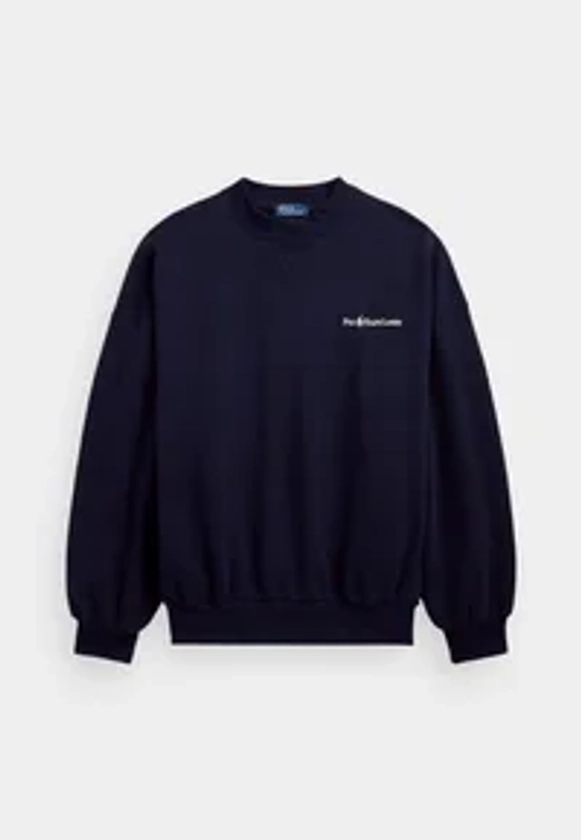 LOGO FLEECE HIGH CREWNECK - Mikina - navy