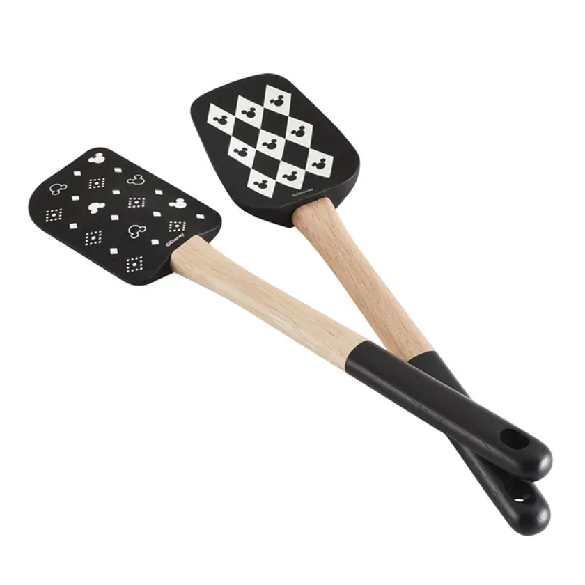 Disney Monochrome Mickey Mouse: Spatula, Spoonula, Silicone Kitchen Utensil Set