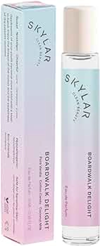 Skylar Boardwalk Delight Hypoallergenic Vegan Perfume - Notes of Cotton Candy, Vanilla & Coconut Milk