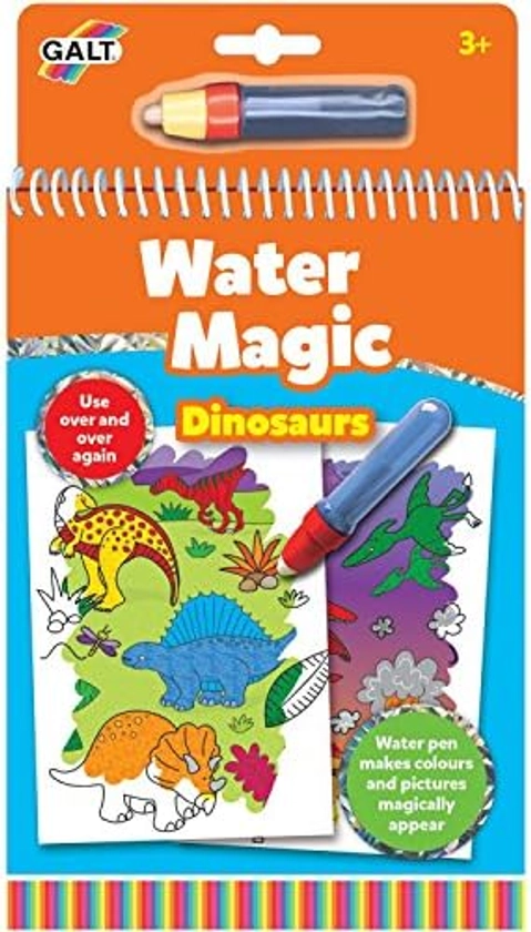 Galt Toys, Water Magic - Dinosaurs, Colouring Books for Children, Ages 3 Years Plus