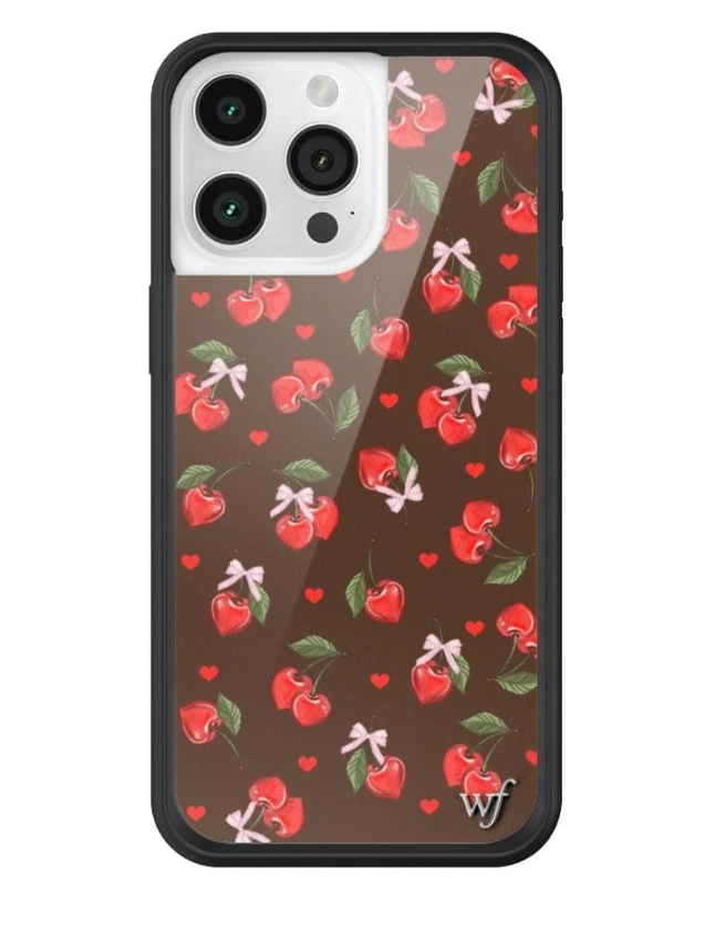 Wildflower Chocolate Cherries iPhone Case