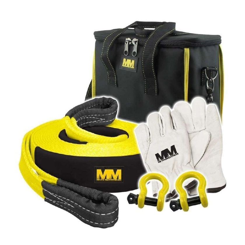 Mean Mother 5 Piece Recovery Kit 11000 kg Snatch Strap