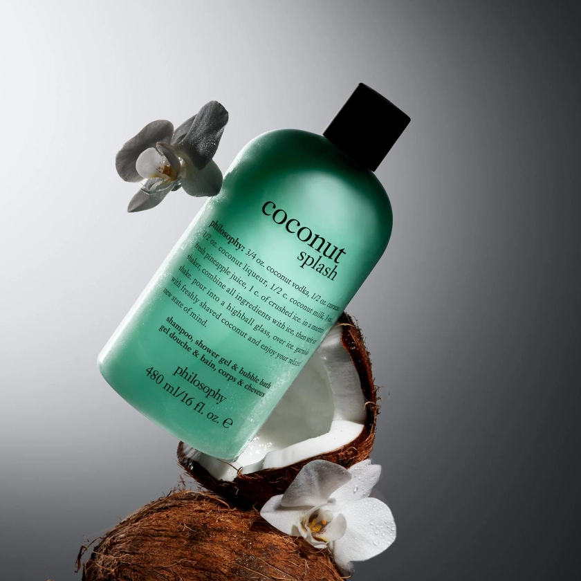 coconut splash shampoo, shower gel & bubble bath | Philosophy UK