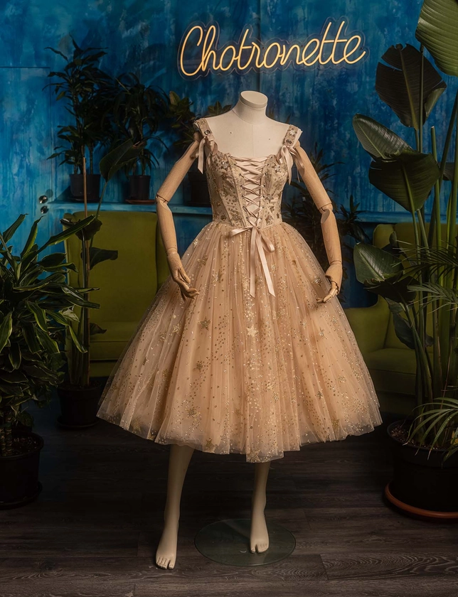 Golden Gourmet by Chotronette - Unique Dress Design - Made to Measure