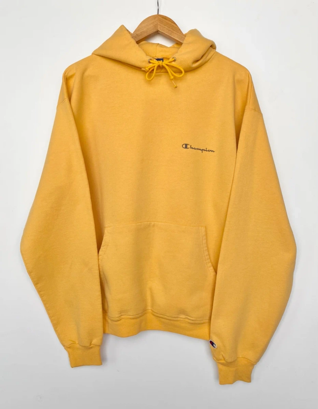 Champion hoodie Yellow (M)