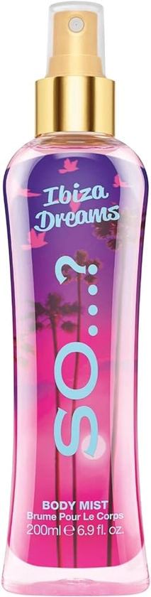 So…? Summer Escapes Womens Ibiza Dreams Body Mist Fragrance Spray 200ml