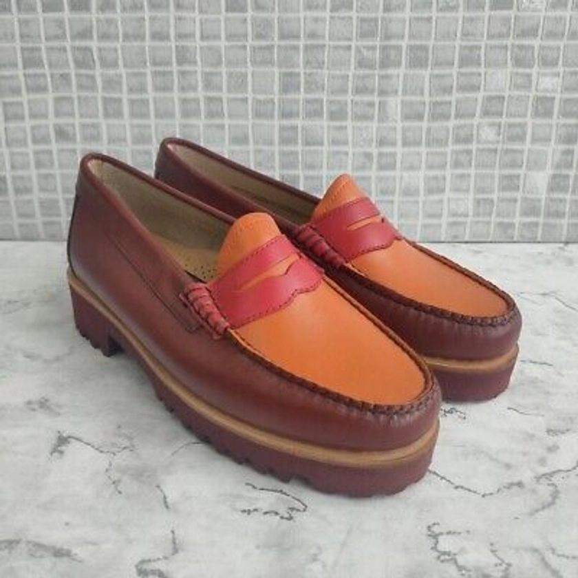 G.H. BASS Weejuns 90s Larson Penny Loafers. UK Size 4. Tricolor | eBay