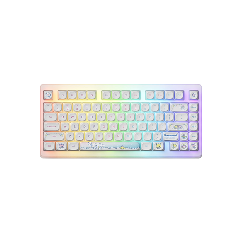 Cinnamoroll TOP75B Transparent Keyboard | Akko Official Global Site