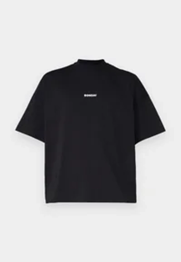 Bonsai BOX LOGO TEE UNISEX - T-shirt basique - black/noir - ZALANDO.FR