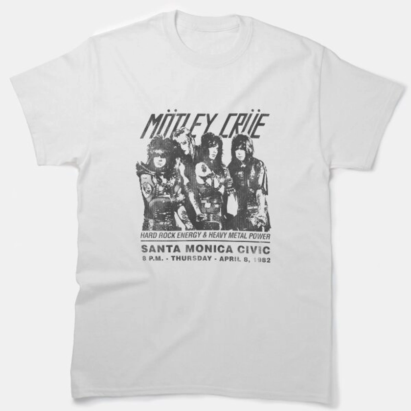 Mötley Crüe - Santa Monica Civic Auditorium | Classic T-Shirt