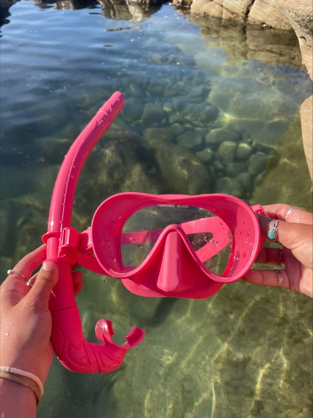 Hibiscus Pink Combo Snorkelling Set