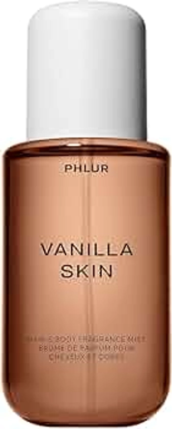 PHLUR Vanilla Skin Body Mist - Hair & Body Mist for Women & Men Fragrance - Vanilla Body Spray with Pink Pepper, Cashmere Wood & Sandalwood (8 Fl Oz)