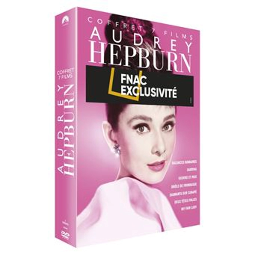 Coffret Audrey Hepburn Exclusivité Fnac DVD - William Wyler, Billy Wilder, Stanley Donen, Blake Edwards, Richard Quine, George Cukor, King Vidor - DVD Zone 2 - Achat & prix | fnac