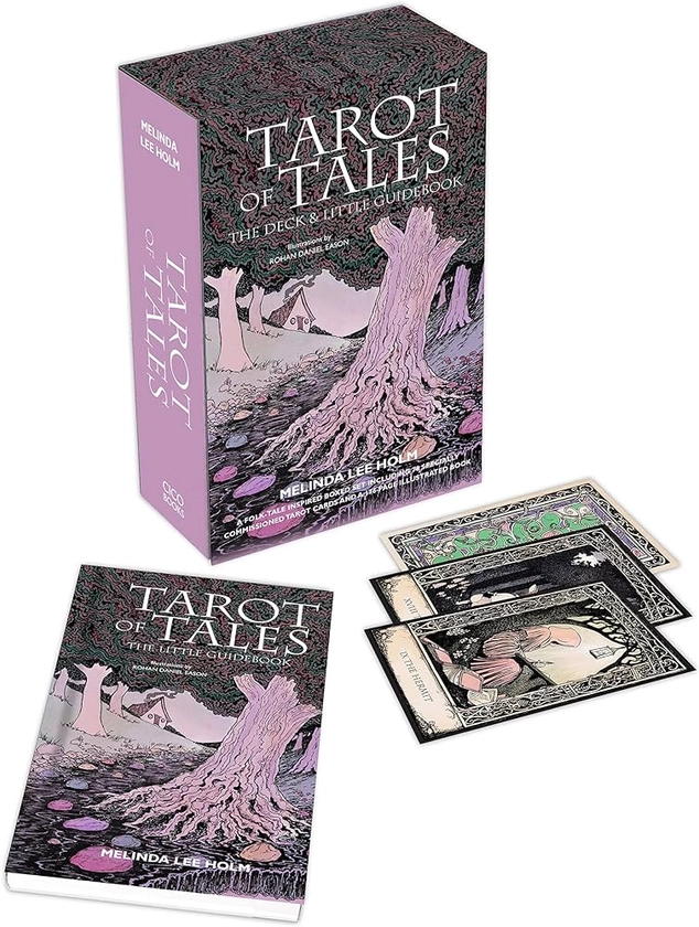 Tarot of Tales: A folk-tale inspired boxed set including a full deck of 78 specially commissioned tarot cards and a 176-page illustrated book: Amazon.co.uk: Holm, Melinda Lee: 9781800651999: Books