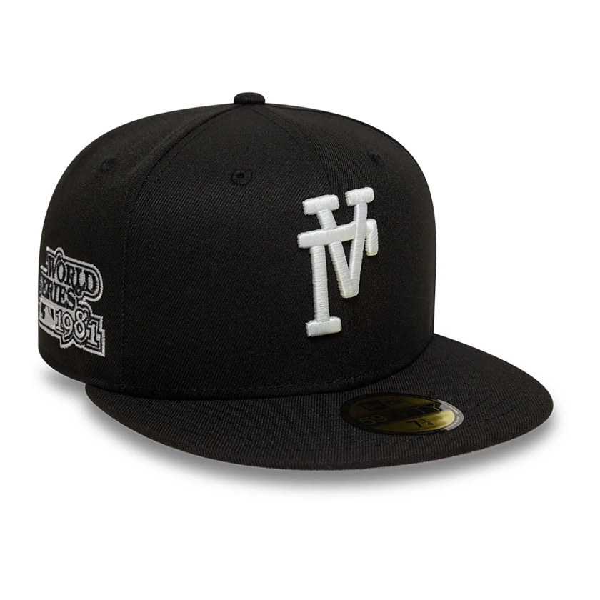 LA Dodgers Halloween Glow In The Dark Black 59FIFTY Fitted Cap