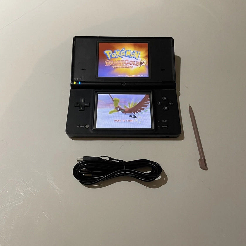 Nintendo DSi Black Handheld Game System Console - Tested &amp; Working!