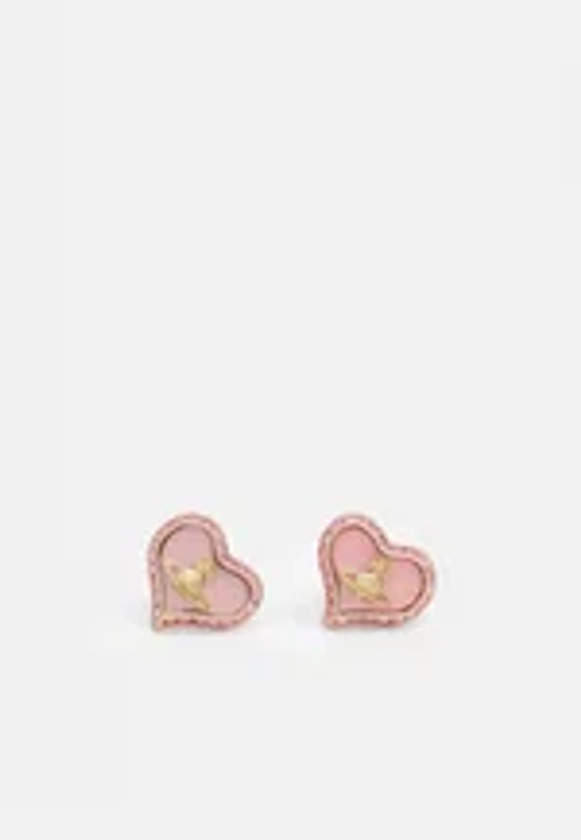 Vivienne Westwood PETRA EARRINGS - Boucles d'oreilles - pink gold-coloured/rose doré - ZALANDO.FR