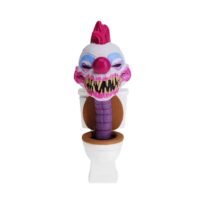 Killer Klowns Bobblehead Statue - Baby Klown Toilet (Spirit Halloween Exclusive) | Mad About Horror