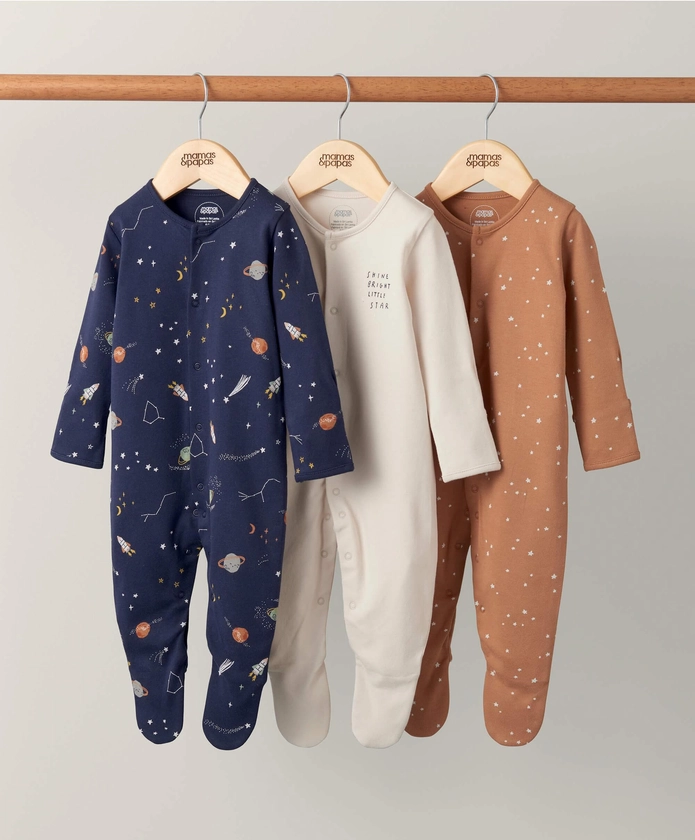 Beyond the Stars Sleepsuits (Set of 3)