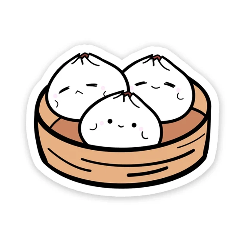 Char Siu Bao 3 inch Vinyl Sticker Decal