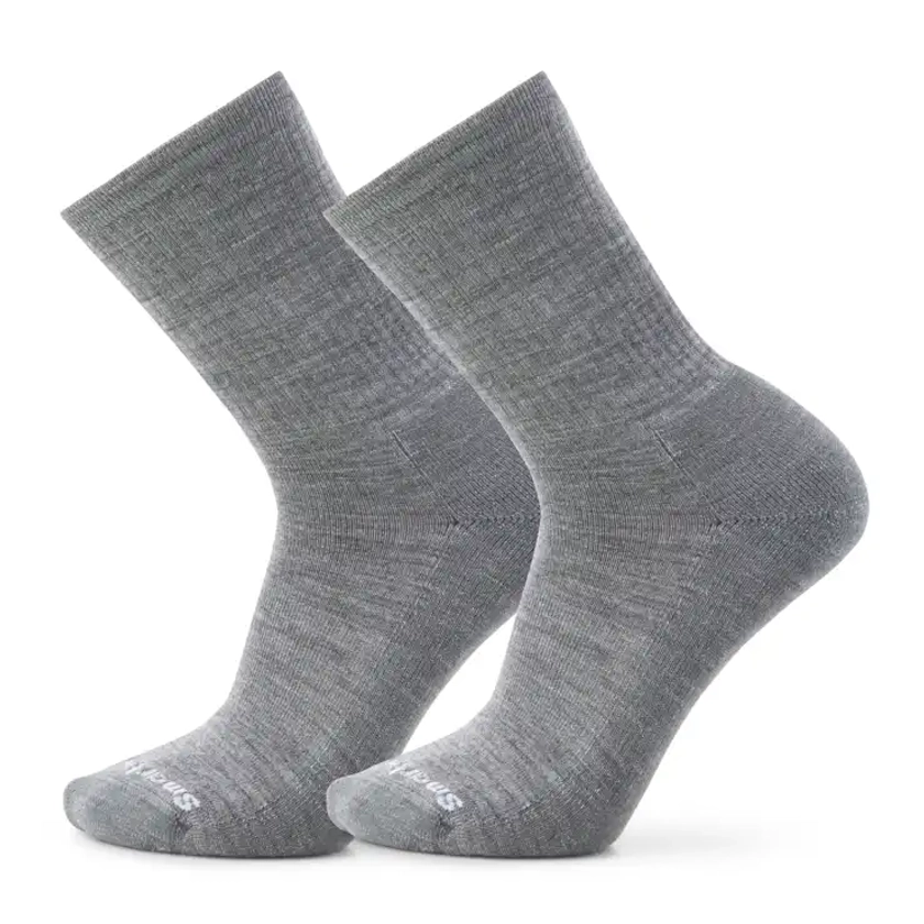 Everyday Solid Rib Crew 2-Pack Socks