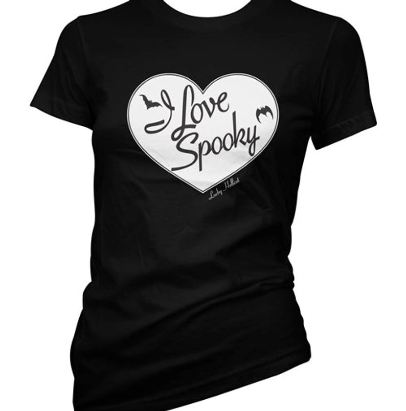 Black I Love Spooky T-Shirt