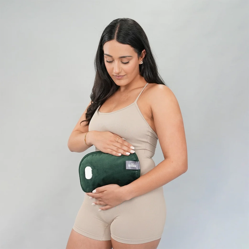 Ailia Electric Hot Water Bottle + Body Strap (Green)