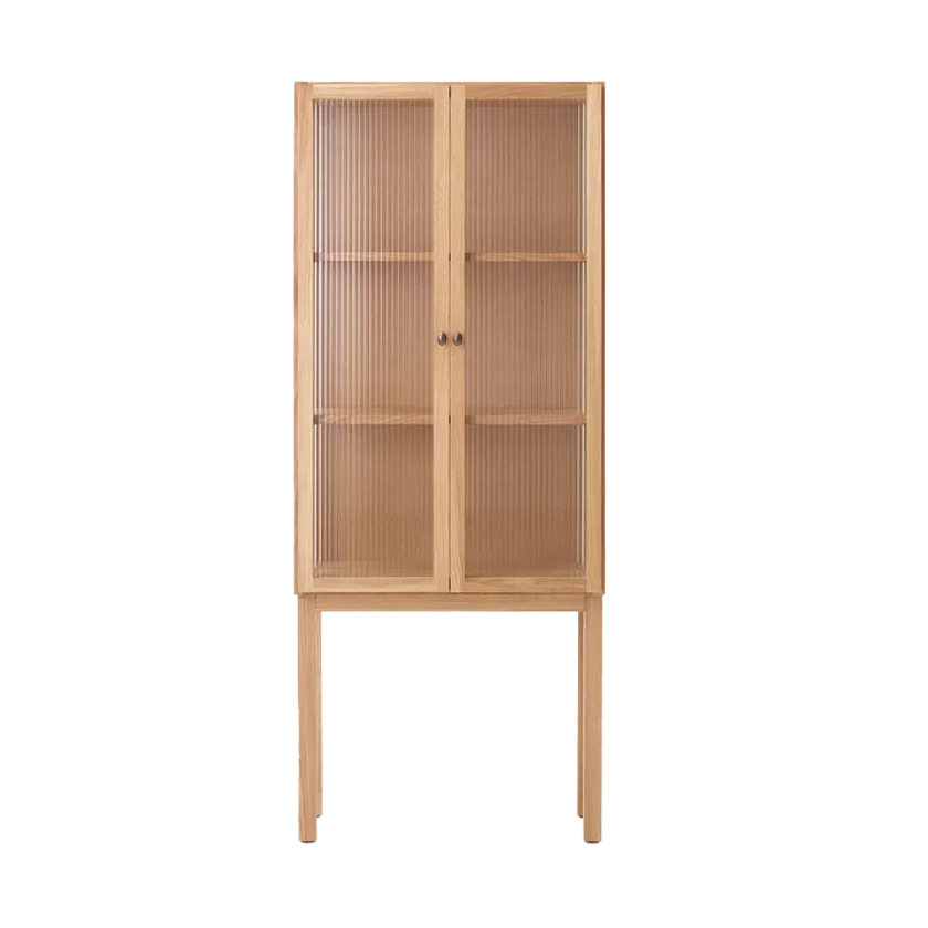 Curiosity cabinet with glass doors 168 cm from Audo Copenhagen - NordicNest.com