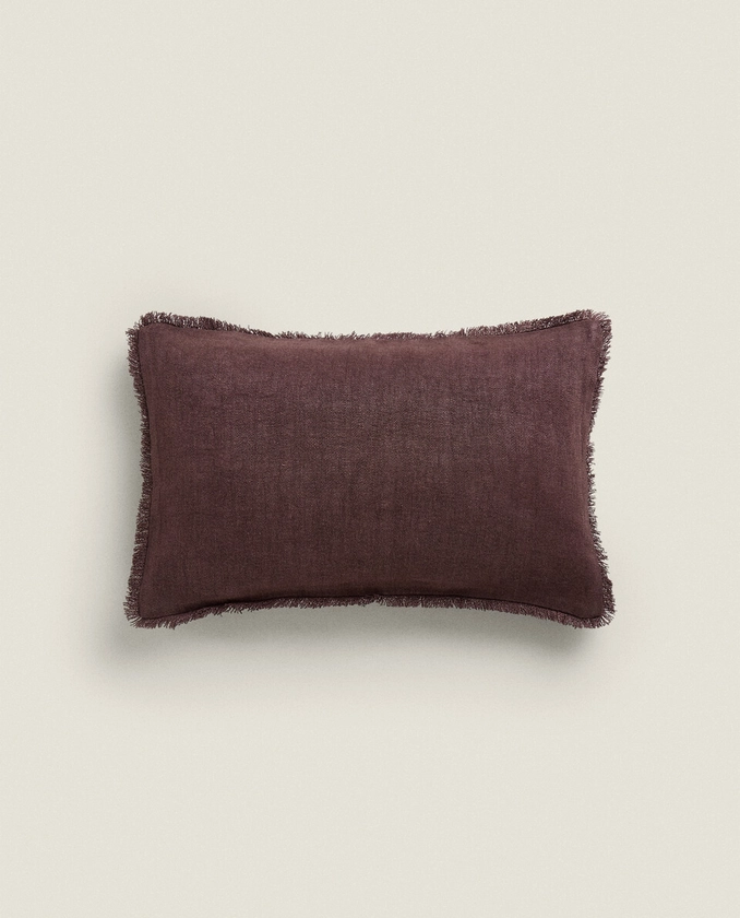 HOUSSE DE COUSSIN LIN SURPIQÛRE - COLLECTION - NOUVEAUTÉS | Zara Home France