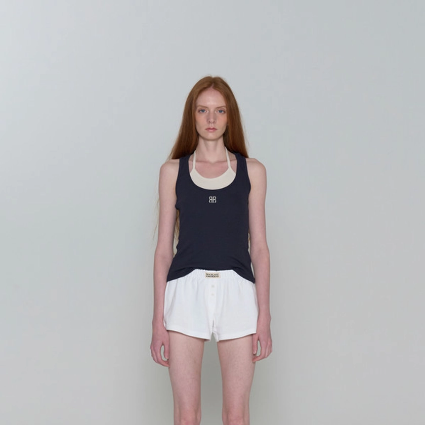 [7/26 예약배송] Beige Label Button Shorts - Ivory