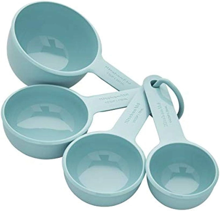 Amazon.com: KitchenAid Measuring Cups, Set Of 4, Aqua Sky: Home & Kitchen