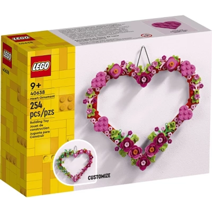 LEGO Floral Heart Ornament 40638