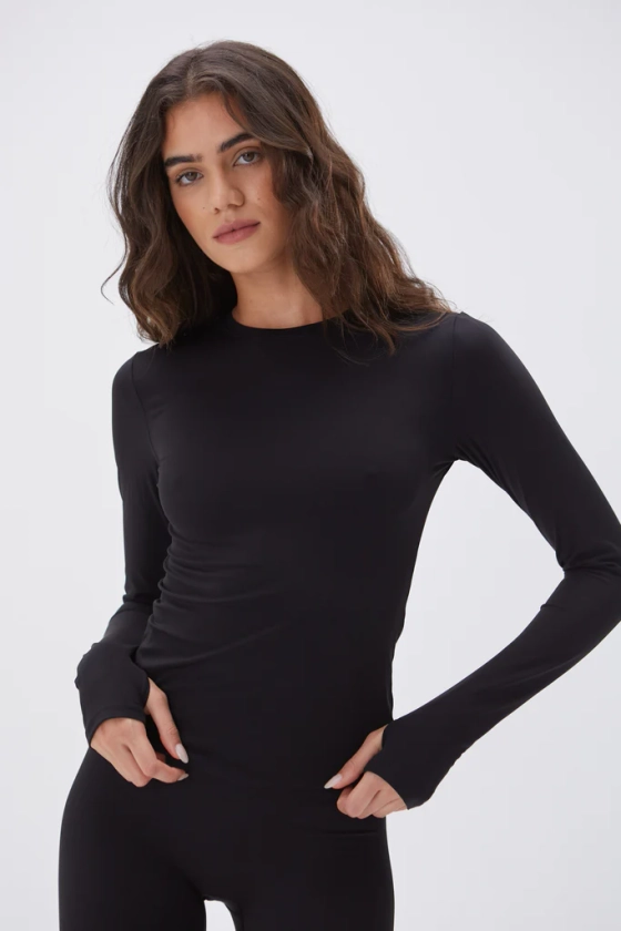 Ultimate Long Sleeve Top - Black