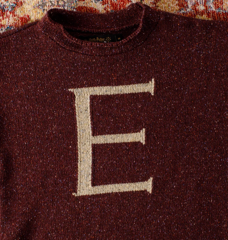 Kids 'E' Weasley Knitted Sweater | Harry Potter Shop US