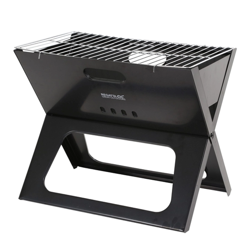 Fold Away BBQ Grill Black