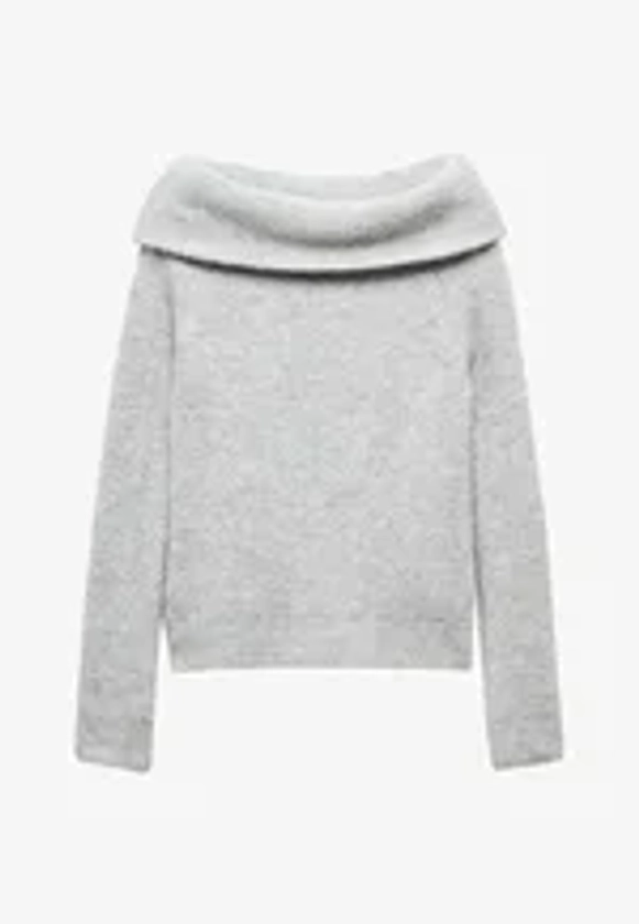 Mango Kids SHOULD - Pullover - mittelgrau meliert/gris chiné - ZALANDO.FR