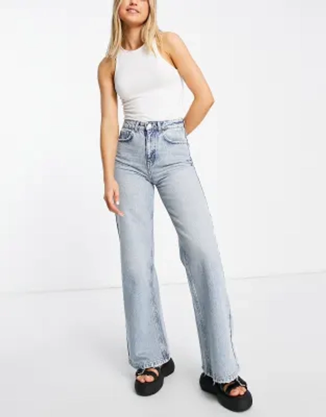 Reclaimed Vintage inspired - Jean large - Bleu | ASOS