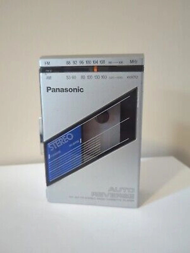 Panasonic RX-S25A Portable Cassette Player Walkman - Tested &amp; Working