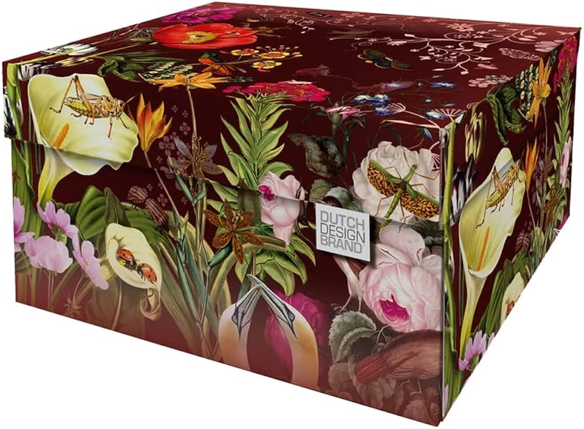 Dutch Design Brand Aufbewahrungsbox mit Deckel – Aufbewahrungsboxen – FSC-zertifizierter, recycelbarer Karton (Größe: 38,9 x 31,8 x 21,1 cm) (Triptic)