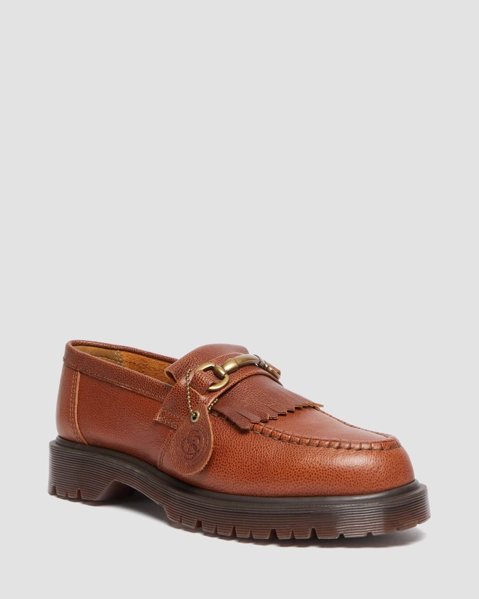 Adrian Snaffle Westminster Leather Loafers in Whiskey | Dr. Martens