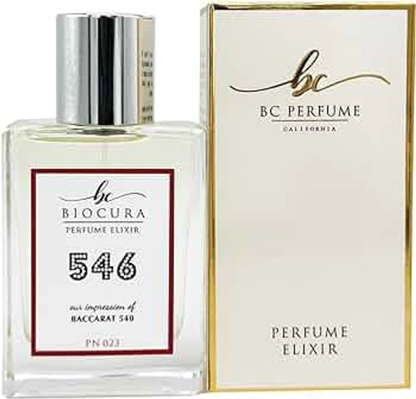 BC Perfume 546 Inspired by Baccarat For Women & Men Replica Fragrance Dupes Eau de Parfum Spray Bottle 1.7 Fl Oz/50ml-X1…