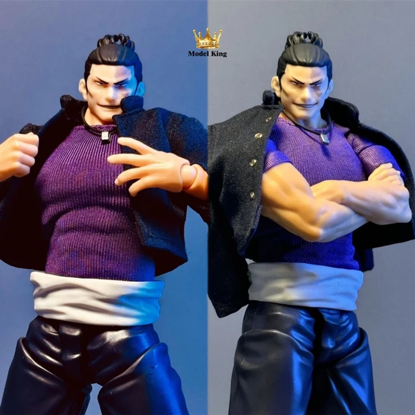 Handmade shf 1/12 Scale Pure Love Warrior Todo Aoi Tight Purple T-shirt Black Casual Coat Accessories For 6” Action Figures Body - AliExpress 