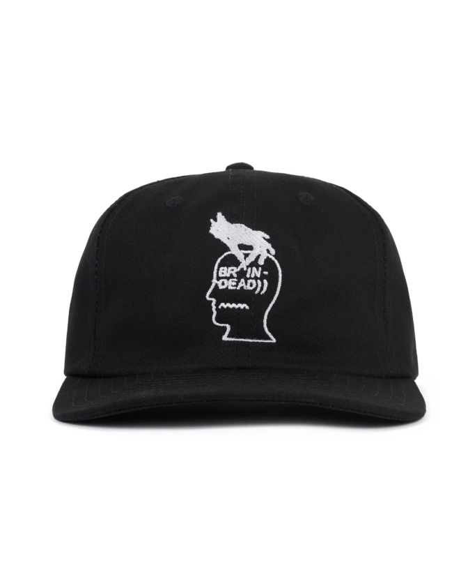 Brain Dead x Monkeypaw 6 Panel Hat - Black