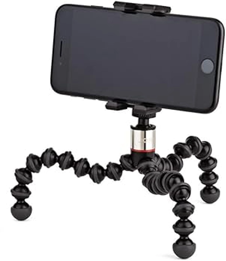 JOBY GripTight One GP,Support Universel pour Téléphone, Petit Trépied Magnétique GorillaPod Flexible, pour Smartphone,Pliable et Portable,Regarder La Coupe du Monde de Football Fifa,Noir