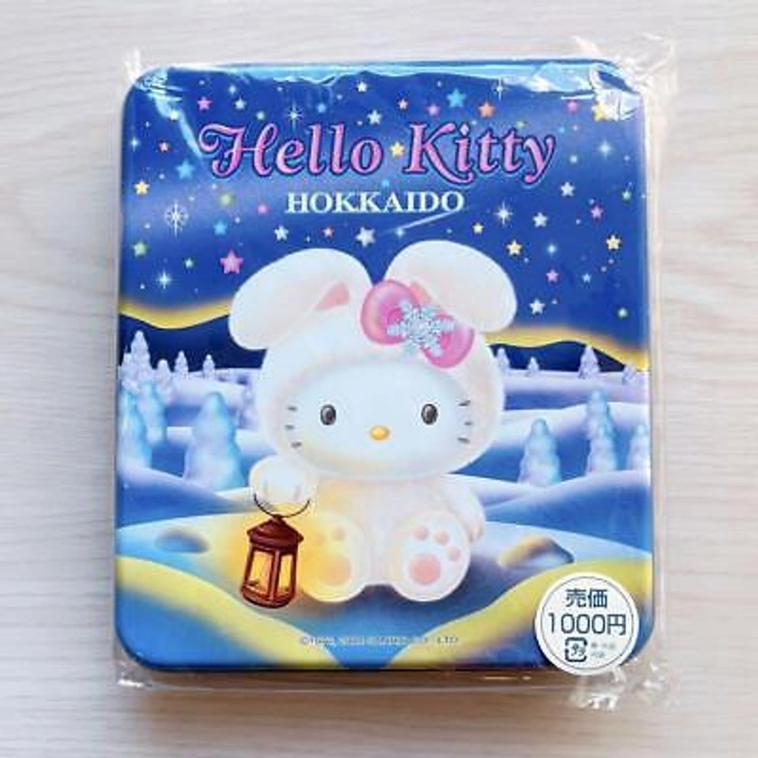 Hello Kitty Hokkaido Limited Snow Rabbit Canned Letter Set Post Office