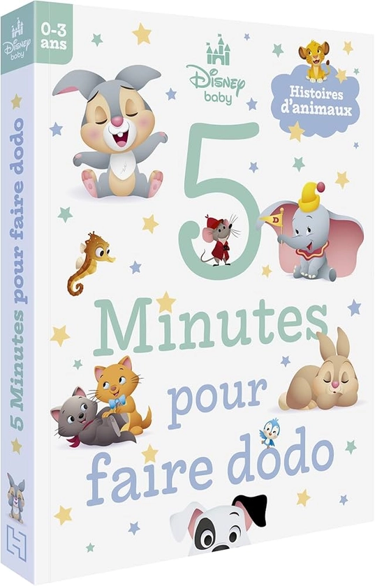 DISNEY BABY - 5 minutes pour faire dodo (0-3 ans) - Histoires d'animaux : Disney, Desmazures, Prospérine, Caussé, Emmanuelle: Amazon.fr: Livres