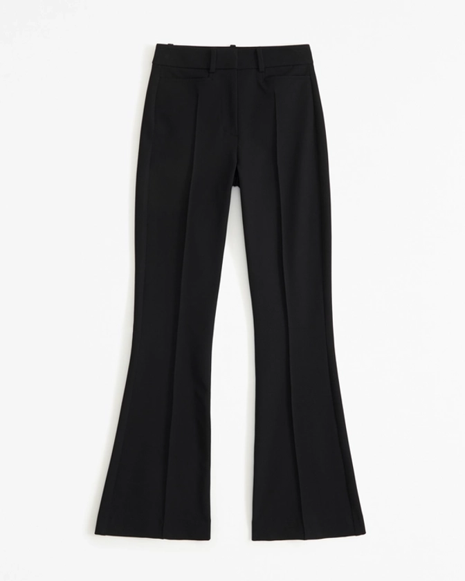Women's High Rise Flare Tailored Pant | Women's Bottoms | Abercrombie.com