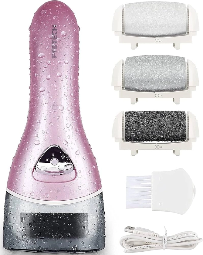 Amazon.com: Removedores de calos de pés elétricos recarregáveis, ferramentas de pedicure eletrônicas portáteis para pedicure, kit de remoção de calos elétrico, cuidados profissionais com pedi pés perfeitos para : Beleza e Cuidados Pessoais